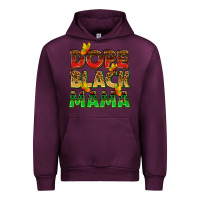 Mauve Wine dope black mama with butterflies Urban Hoodie - texasbilliewilder