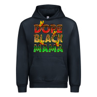 Navy dope black mama with butterflies Urban Hoodie - texasbilliewilder