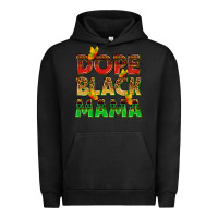 Pigment Black dope black mama with butterflies Urban Hoodie - texasbilliewilder