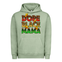 Pigment Oil Green dope black mama with butterflies Urban Hoodie - texasbilliewilder