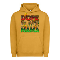 Pigment Peanut Butter dope black mama with butterflies Urban Hoodie - texasbilliewilder