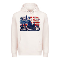 Pale Pink all gave some some gave all tbw Premium Hoodie - texasbilliewilder