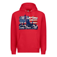 Red all gave some some gave all tbw Premium Hoodie - texasbilliewilder