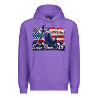 Purple all gave some some gave all tbw Premium Hoodie - texasbilliewilder