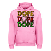 Fuchsia Pink dope dope dope Urban Hoodie - texasbilliewilder