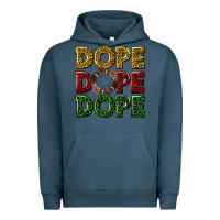 Pigment Midnight Navy dope dope dope Urban Hoodie - texasbilliewilder