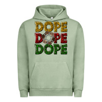 Pigment Oil Green dope dope dope Urban Hoodie - texasbilliewilder