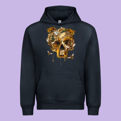 Urban Hoodie Flower Skeleton Bees