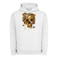 Pigment Lunar Rock Flower Skeleton Bees Urban Hoodie - RanaPortraitStore