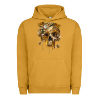 Pigment Peanut Butter Flower Skeleton Bees Urban Hoodie - RanaPortraitStore