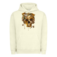 Pigment Pistachio Flower Skeleton Bees Urban Hoodie - RanaPortraitStore