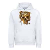 White Flower Skeleton Bees Urban Hoodie - RanaPortraitStore
