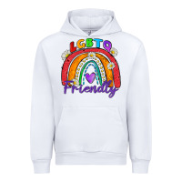 White lgbtq friendly Urban Hoodie - Zillion Design Studio
