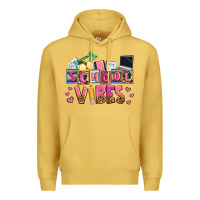 Antique Gold school vibes Premium Hoodie - AdoDesignShop