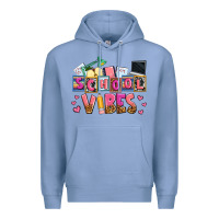 Colony Blue school vibes Premium Hoodie - AdoDesignShop