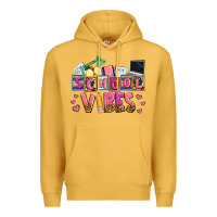 Mustard school vibes Premium Hoodie - AdoDesignShop