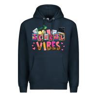 Navy school vibes Premium Hoodie - AdoDesignShop