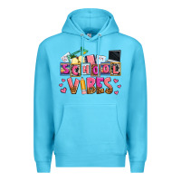 Ocean Blue school vibes Premium Hoodie - AdoDesignShop