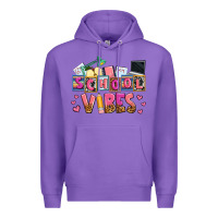 Purple school vibes Premium Hoodie - AdoDesignShop