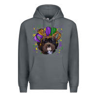 Rock mardi gras hat havanese dog Premium Hoodie - RanaPortraitStore