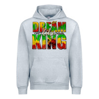 Heather Grey dream like king with crown Urban Hoodie - texasbilliewilder