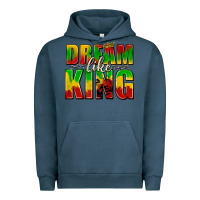 Pigment Midnight Navy dream like king with crown Urban Hoodie - texasbilliewilder