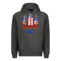 Charcoal Heather Ameri can Premium Hoodie - texasbilliewilder