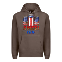 Coffee Ameri can Premium Hoodie - texasbilliewilder