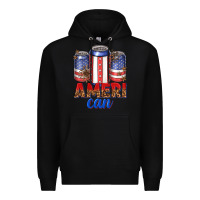 Black Ameri can Premium Hoodie - texasbilliewilder