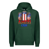 Sports Green Ameri can Premium Hoodie - texasbilliewilder