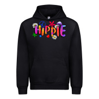 Black hippie Urban Hoodie - Zillion Design Studio