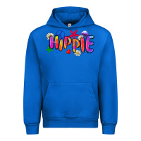Cobalt hippie Urban Hoodie - Zillion Design Studio