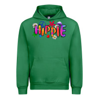 Emerald hippie Urban Hoodie - Zillion Design Studio