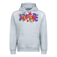 Heather Grey hippie Urban Hoodie - Zillion Design Studio