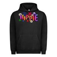 Pigment Black hippie Urban Hoodie - Zillion Design Studio