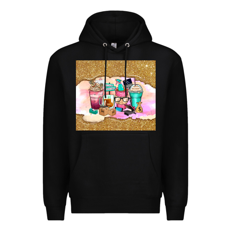 Small Business Coffee Cups Premium Hoodie by Zillion Design Studio | Teevron