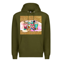 Small Business Coffee Cups Premium Hoodie | Teevron