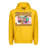 Lemon small business coffee cups Premium Hoodie - Zillion Design Studio