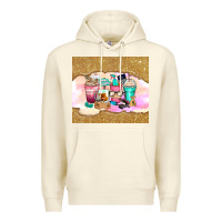 Sandshell small business coffee cups Premium Hoodie - Zillion Design Studio
