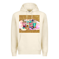 Tofu small business coffee cups Premium Hoodie - Zillion Design Studio