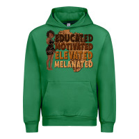 Emerald educated motivated elevated melanated Urban Hoodie - texasbilliewilder