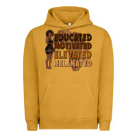 Pigment Peanut Butter educated motivated elevated melanated Urban Hoodie - texasbilliewilder