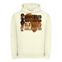 Pigment Pistachio educated motivated elevated melanated Urban Hoodie - texasbilliewilder