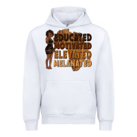 White educated motivated elevated melanated Urban Hoodie - texasbilliewilder