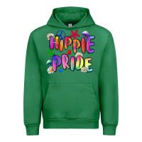 Emerald hippie pride Urban Hoodie - Zillion Design Studio