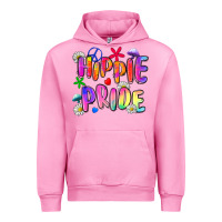 Fuchsia Pink hippie pride Urban Hoodie - Zillion Design Studio