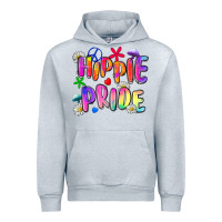 Heather Grey hippie pride Urban Hoodie - Zillion Design Studio