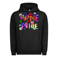 Pigment Black hippie pride Urban Hoodie - Zillion Design Studio