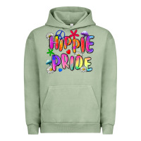 Pigment Oil Green hippie pride Urban Hoodie - Zillion Design Studio