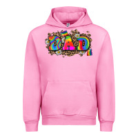 Fuchsia Pink dad pride Urban Hoodie - Zillion Design Studio